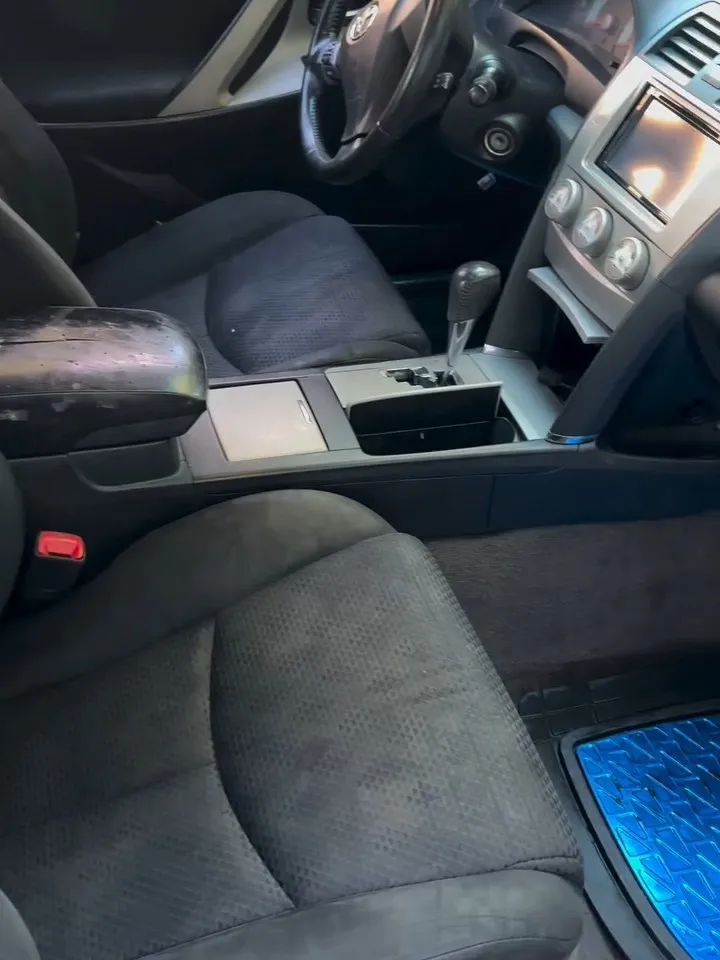Same front seat clean after detailing