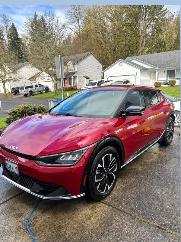 Red Kia EV6